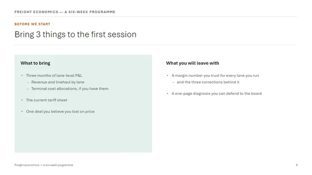 Learning sample deck slide